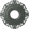 Ekena Millwork Orrington Medallion (Canopies up to 6 1/4"), 22"OD x 6 1/4"ID x 1 3/4"P, Athenian Green Crackle CM22ORAGC - alternate 1